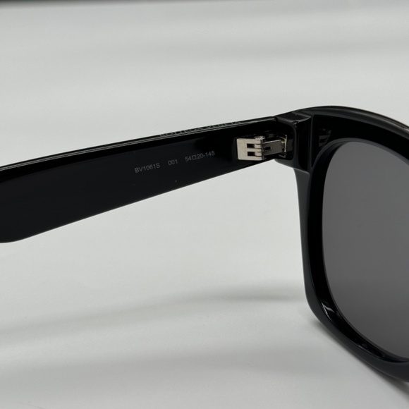 NEW BV1061S 001 BOTTEGA VENETA BLACK GREY SQUARE SUNGLASSES BOTTEGA VENETA - Picture 8 of 10